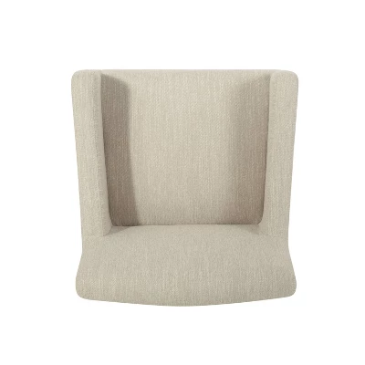 Set Of 2 30.5" Armga Contemporary Fabric Upholstered Wood Counter Height Barstools - Christopher Knight Home - Image 3