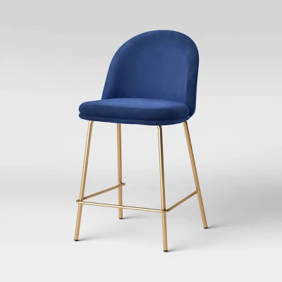 Nils Brass Base Counter Height Barstool - Project 62™ - Image 2
