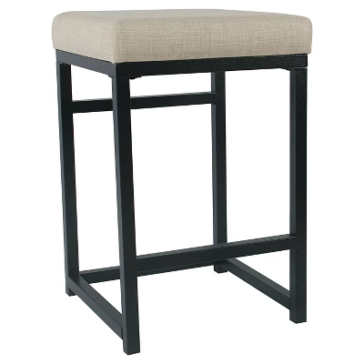 Open Back Metal Counter Height Barstool - HomePop - Image 8
