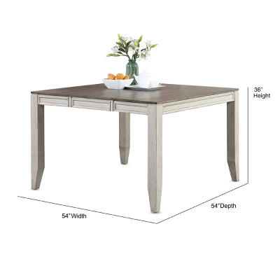 9pc Abacus Counter Dining Set Alabaster/Honey - Steve Silver Co. - Image 11