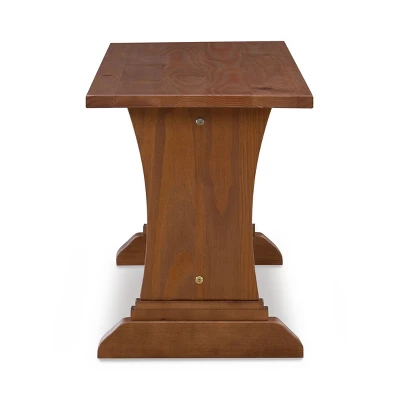 Midwest Pine Breakfast Nook Dining Sets Natural - Linon - Image 14