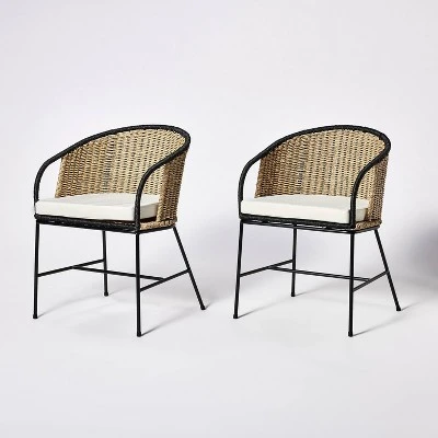 2pc Westcliff Seagrass Dining Chairs - Threshold™ Designed With Studio McGee - Image 8