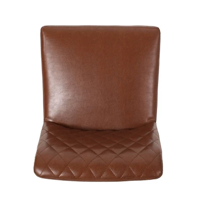 2pc Osgood Contemporary Diamond Stitch Counter Height Barstools - Christopher Knight Home - Image 5