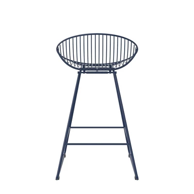 Ellis Wire Counter Height Barstool - CosmoLiving By Cosmopolitan - Image 3