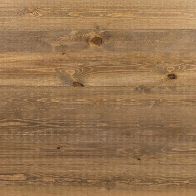 Emma And Oliver 60" X 38" Rectangular Antique Rustic Solid Pine Farm Dining Table - Image 2