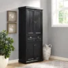 Seaside Kitchen Pantry Distressed Black - Crosley
