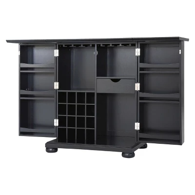 Crosley Alexandria Expandable Bar - Black