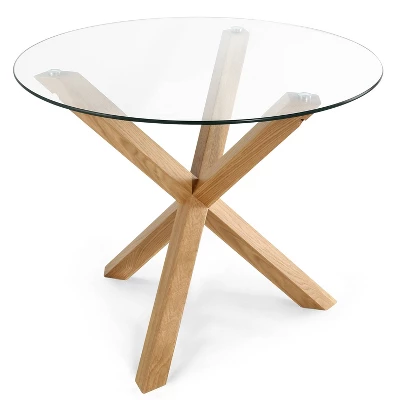 37.4" Wilford Round Dining Table - Poly & Bark - Image 2