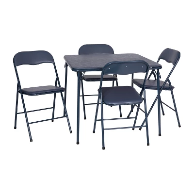 Flash Furniture 5 Piece Folding Card Table And Chair Set - Image 16
