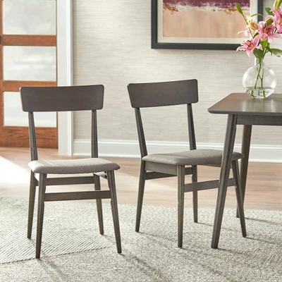 7Pc Newington Dining Set Charcoal Gray - Lifestorey - Image 3