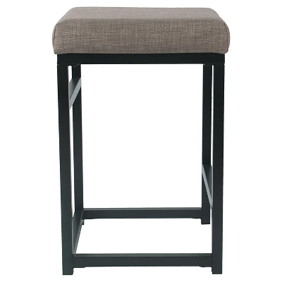 Open Back Metal Counter Height Barstool - HomePop - Image 3