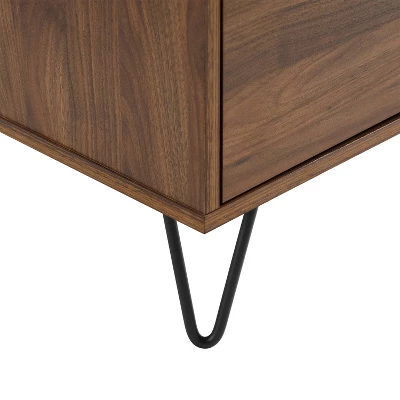 Teagan Record Storage Sideboard Brown Oak - Crosley - Image 13