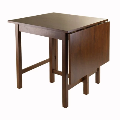 Drop Leaf Dining Table Wood/Toasted Walnut - Winsome