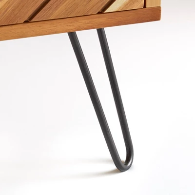 Alexandria 2 Doors 3 Drawers Buffet Oak - Lifestorey - Image 4