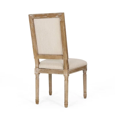 2pk Regina French Country Wood Upholstered Dining Chairs - Christopher Knight Home - Image 3