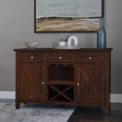 54" Monica Wood Server - Abbyson Living