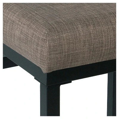 Open Back Metal Counter Height Barstool - HomePop - Image 5