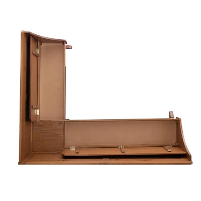 Midwest Pine Breakfast Nook Dining Sets Natural - Linon - Image 6