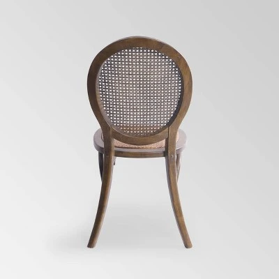 Set Of 2 Chittenden Rattan Dining Chair - Christopher Knight Home - Image 2