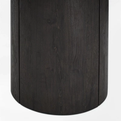 Dwen 46'' KD Manufactured Wood Foild With Grain Paper Round Top Pedestal Dining Table- The Pop Maison - Image 6