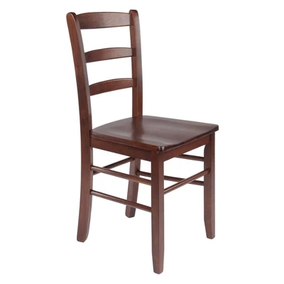 5pc Alamo Drop Leaf Dining Set With Ladder Back Chairs Wood/Walnut- Winsome - Image 11
