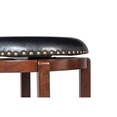 Cordova Swivel 24" Counter Height Barstool Hardwood/Cappuccino - Boraam - Image 5