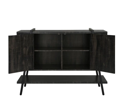 Home Source 46" Wide Mid Century Server - Image 3