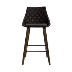 26" Dani Swivel Barstool Brown - Armen Living