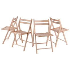 4pc Folding Chairs - Winsome