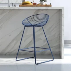 Ellis Wire Counter Height Barstool - CosmoLiving By Cosmopolitan
