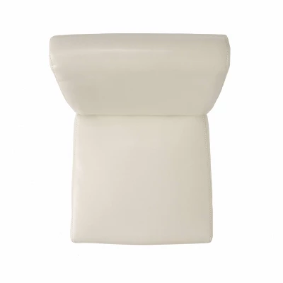 Set Of 2 Lisette Leather 25" Counter Height Barstool Ivory - Christopher Knight Home - Image 4