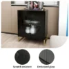 Aubrey 33.07'' H X 26.85'' W X 15.79'' D Glass Door Storage Cabinet And Adjustable Shelf Sideboards And Buffets-The Pop Home