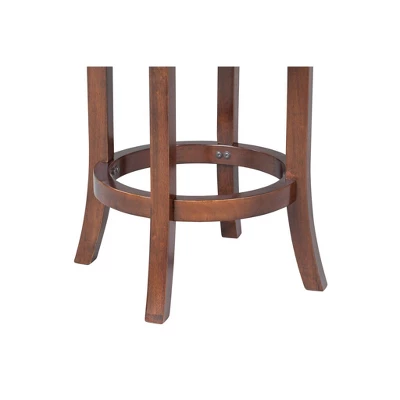 Cordova Swivel 24" Counter Height Barstool Hardwood/Cappuccino - Boraam - Image 3