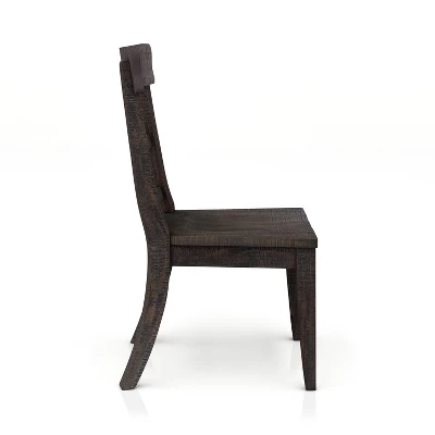 5pc Strasbourg Rustic Dining Table Set Antique Black - HOMES: Inside + Out - Image 10