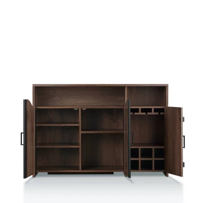 Trier Rustic Buffet Server Walnut - MiBasics - Image 2