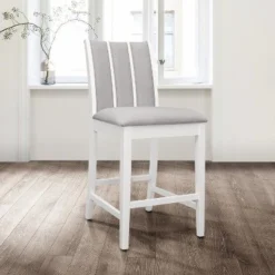 Iris Wood Counter Height Stool White - Hillsdale Furniture