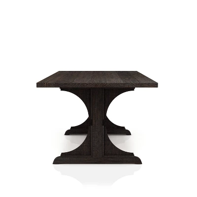 5pc Strasbourg Rustic Dining Table Set Antique Black - HOMES: Inside + Out - Image 9