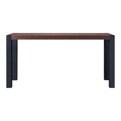 60" Holt Modern Two-Tone Dining Table Walnut - MiBasics - Image 6