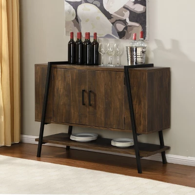 Home Source 46" Wide Mid Century Server - Image 5