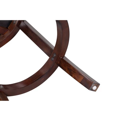 Cordova Swivel 24" Counter Height Barstool Hardwood/Cappuccino - Boraam - Image 4