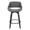 26" Mona Contemporary Counter Height Barstool - Armen Living